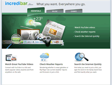 Tablet Screenshot of incredibar.com